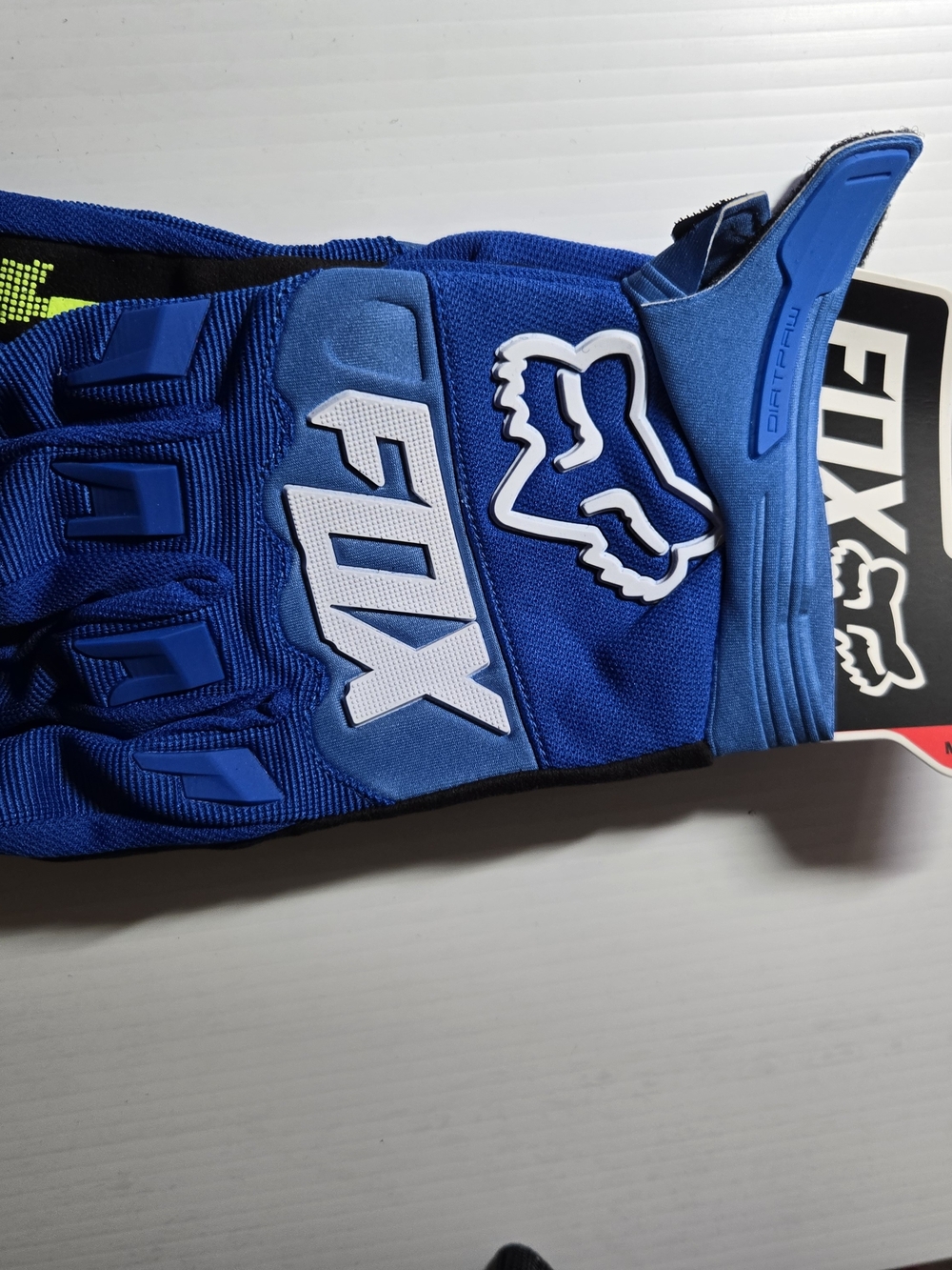Fox Blue Riding Gloves  Motocross Gloves